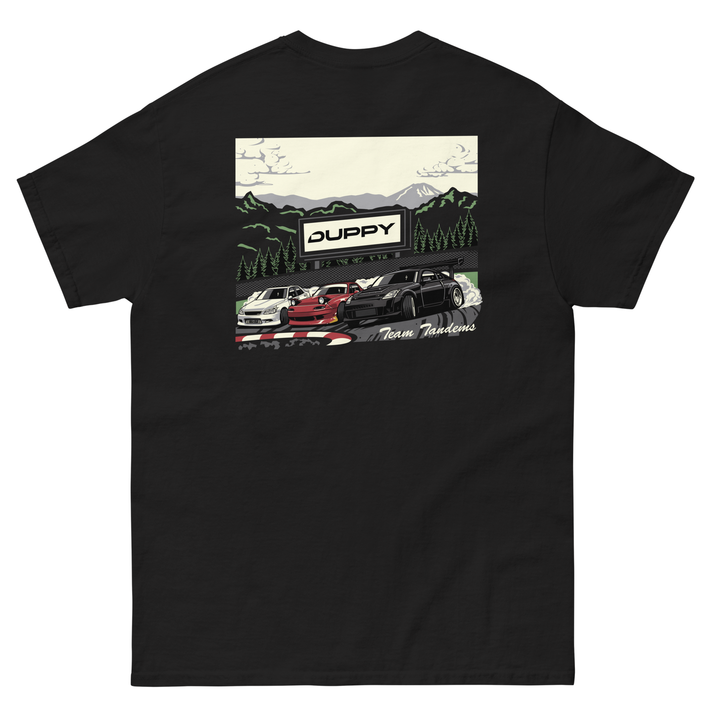 Black Unisex T-Shirt - Tandem