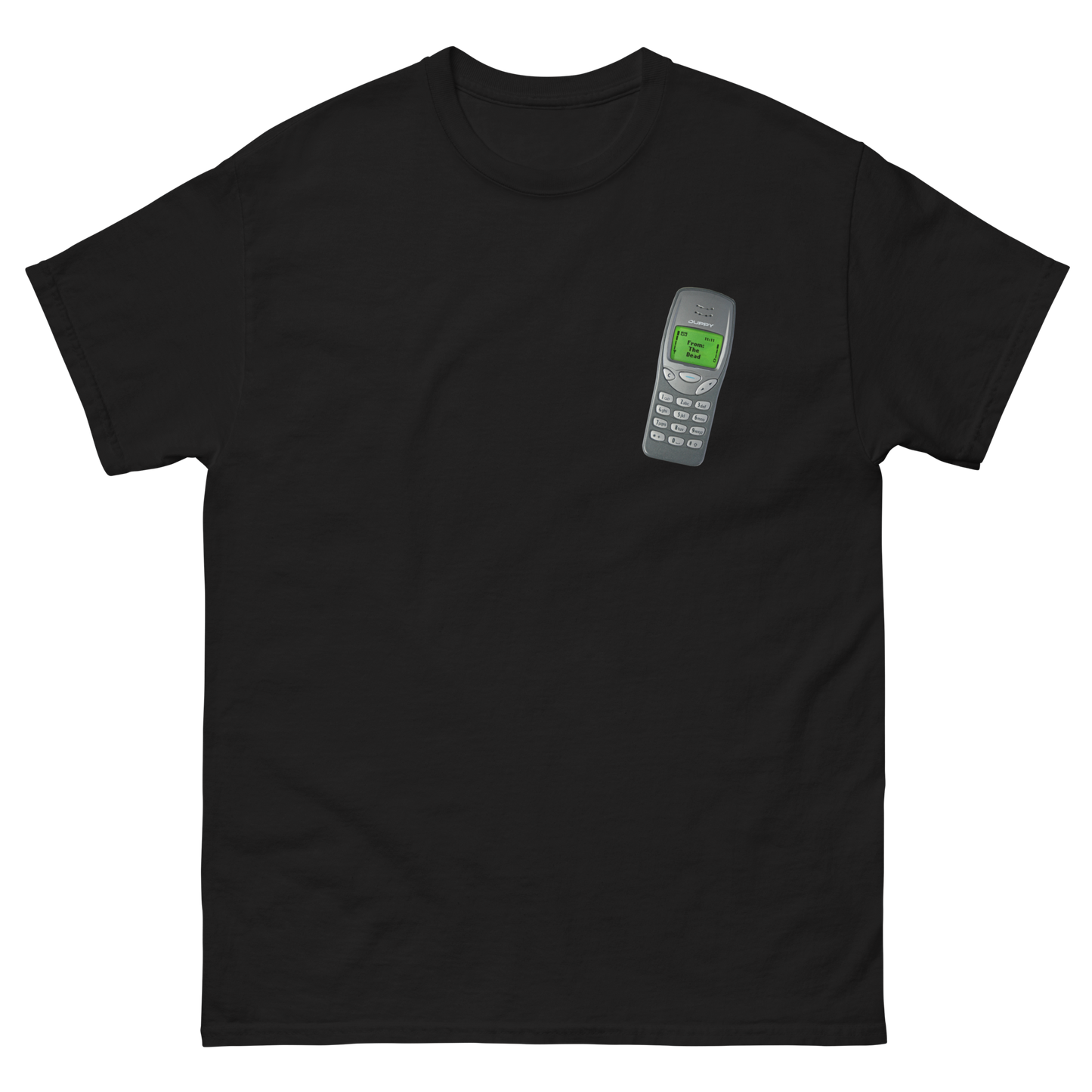 Black Unisex T-Shirt Duppy-3210