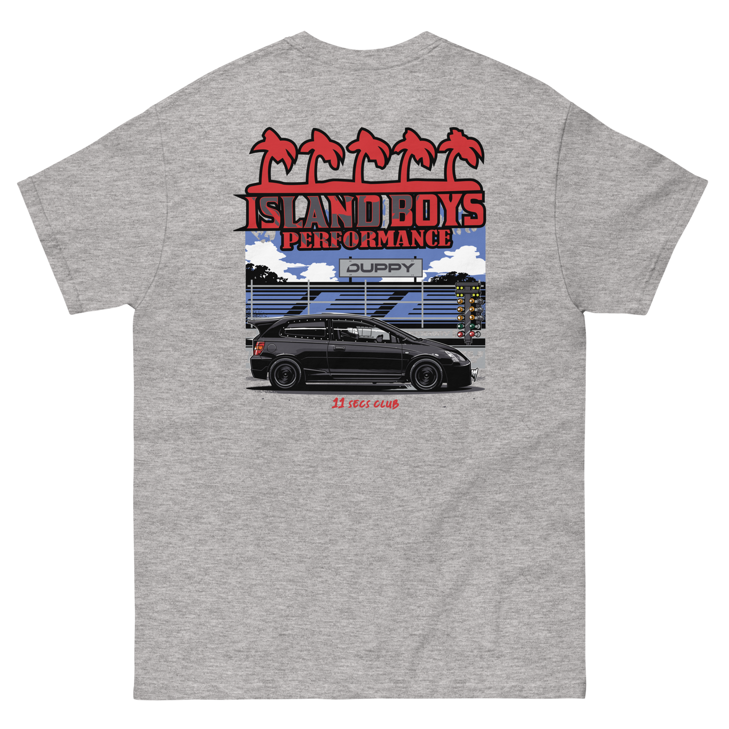 Black Unisex T-Shirt - Duppy x Island Boys Performance