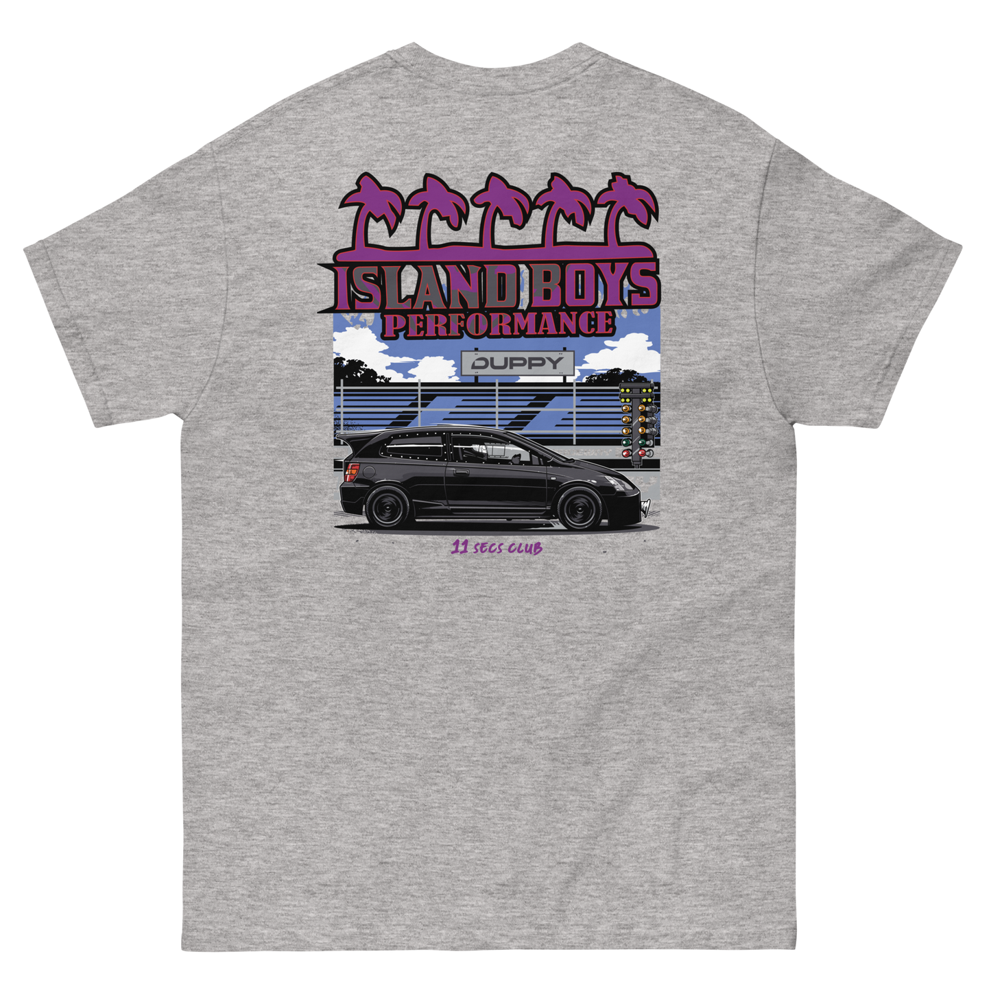Black Unisex T-Shirt - Duppy x Island Boys Performance