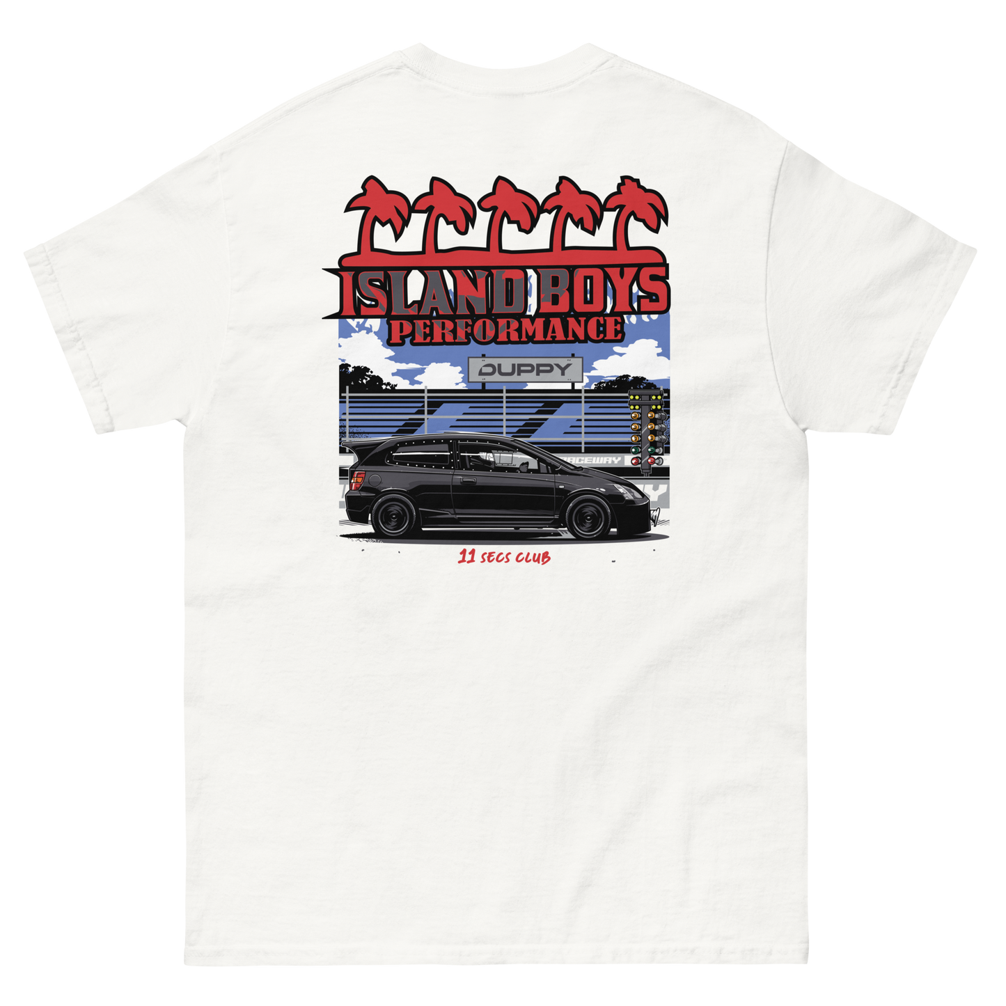 Black Unisex T-Shirt - Duppy x Island Boys Performance