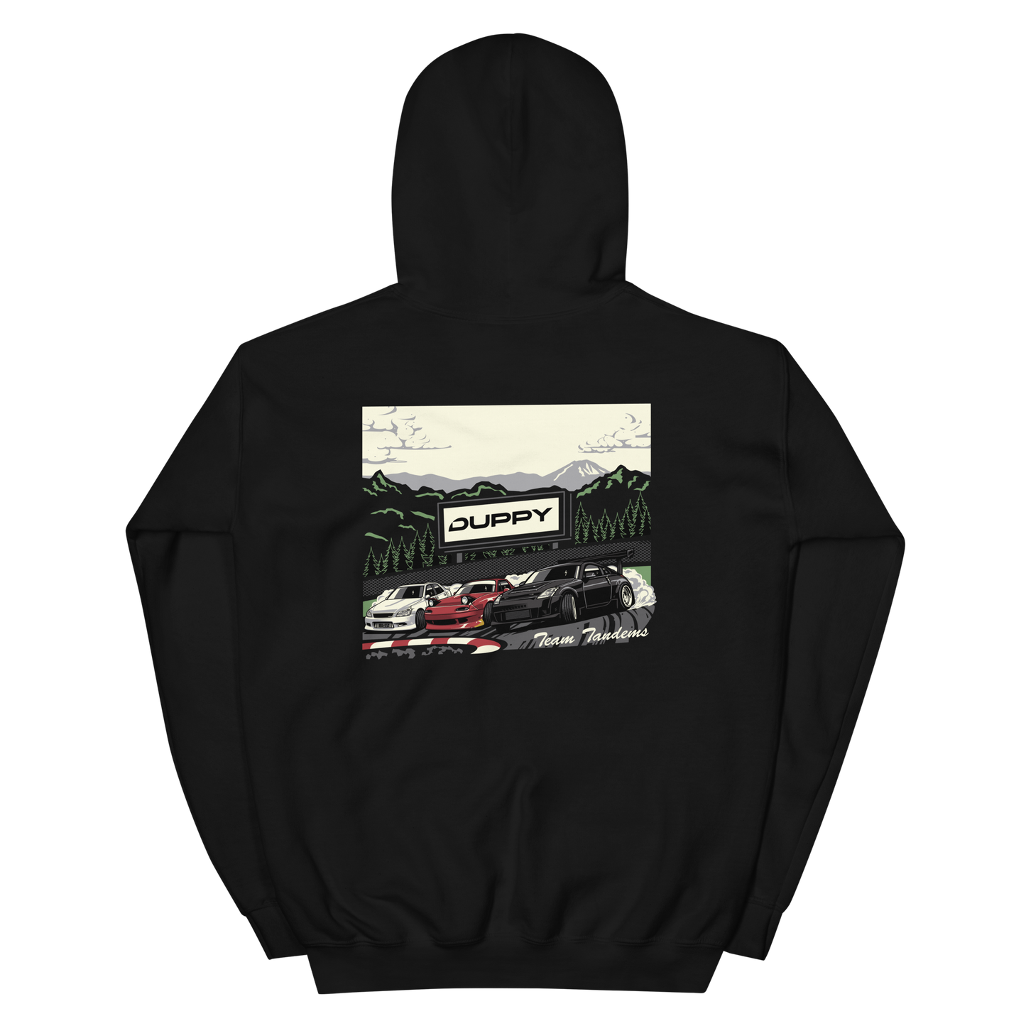 Black Unisex Hoodie - Tandem