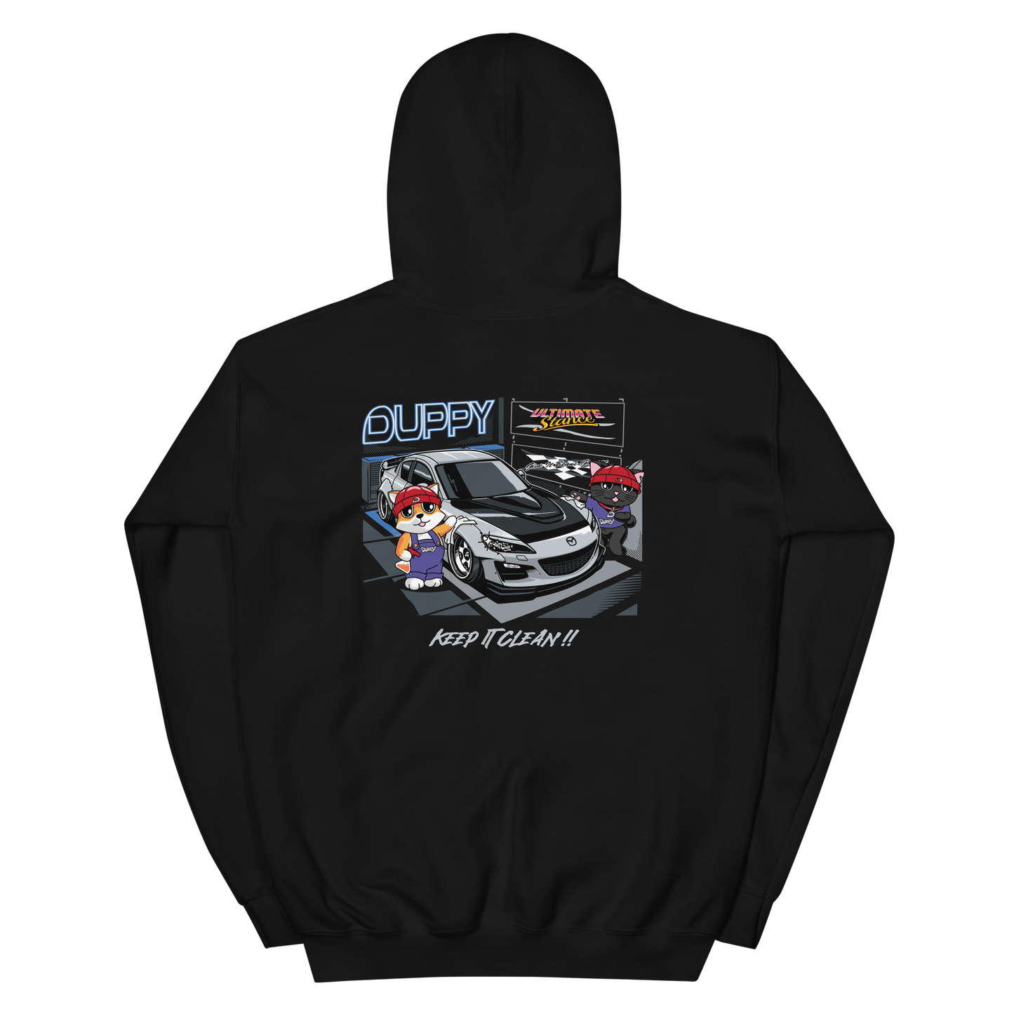 Black Unisex Hoodie - Keep It Clean