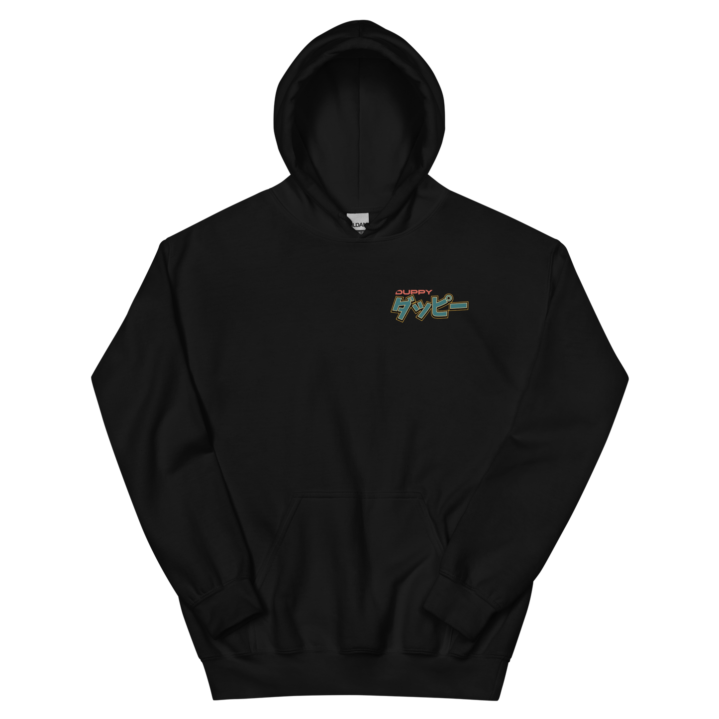 Black Unisex Hoodie - Duppy Skull Driver Em1