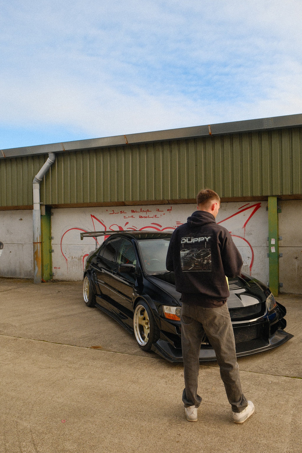 Black Unisex Hoodie - Meet