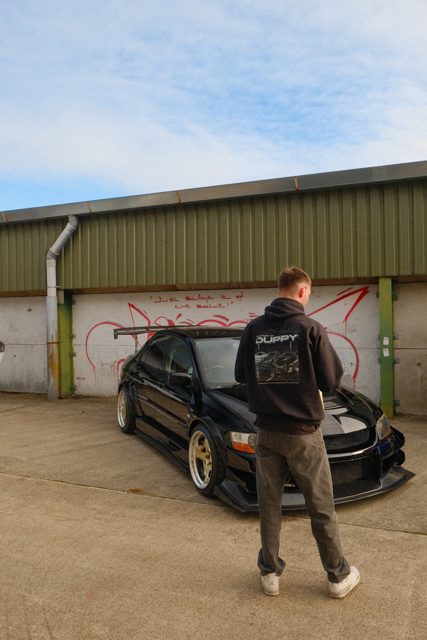 Black Unisex Hoodie - Meet