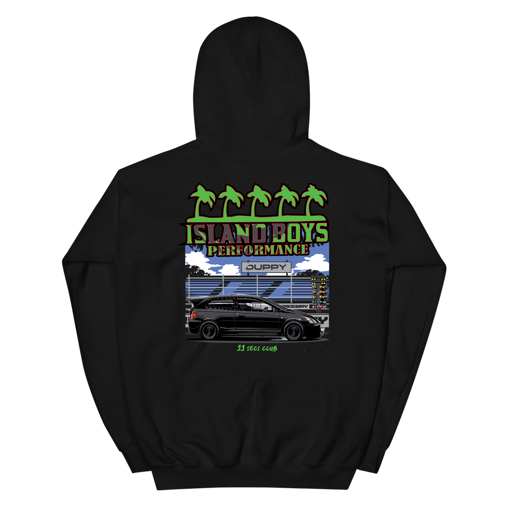 Black Unisex Hoodie - Duppy x Island boys