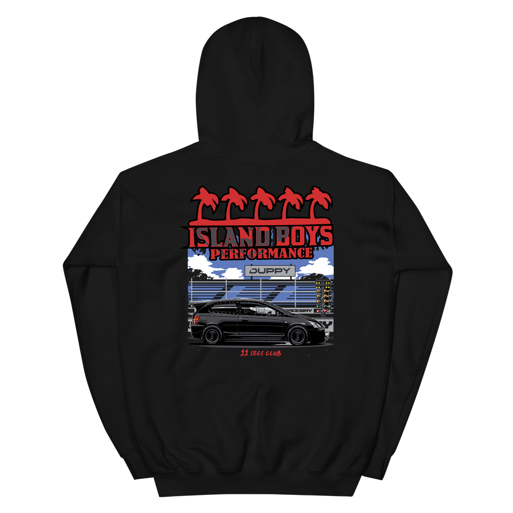 Black Unisex Hoodie - Duppy x Island boys