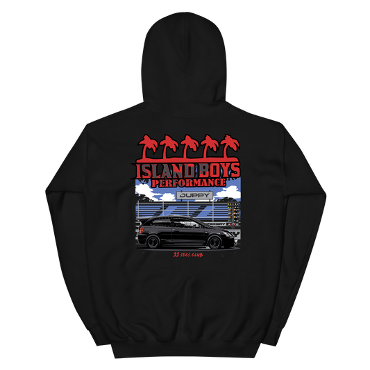 Black Unisex Hoodie - Duppy x Island boys