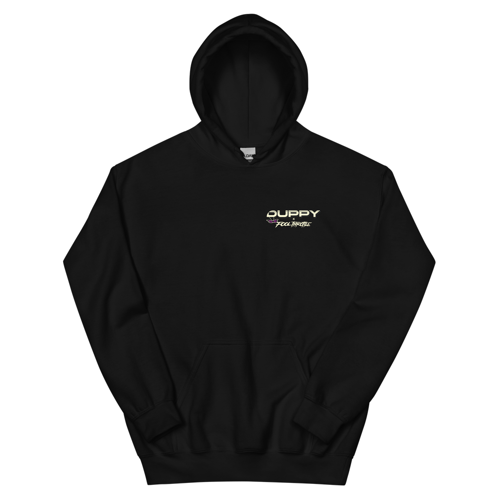 Black Unisex Hoodie - Duppy x Fool Throttle