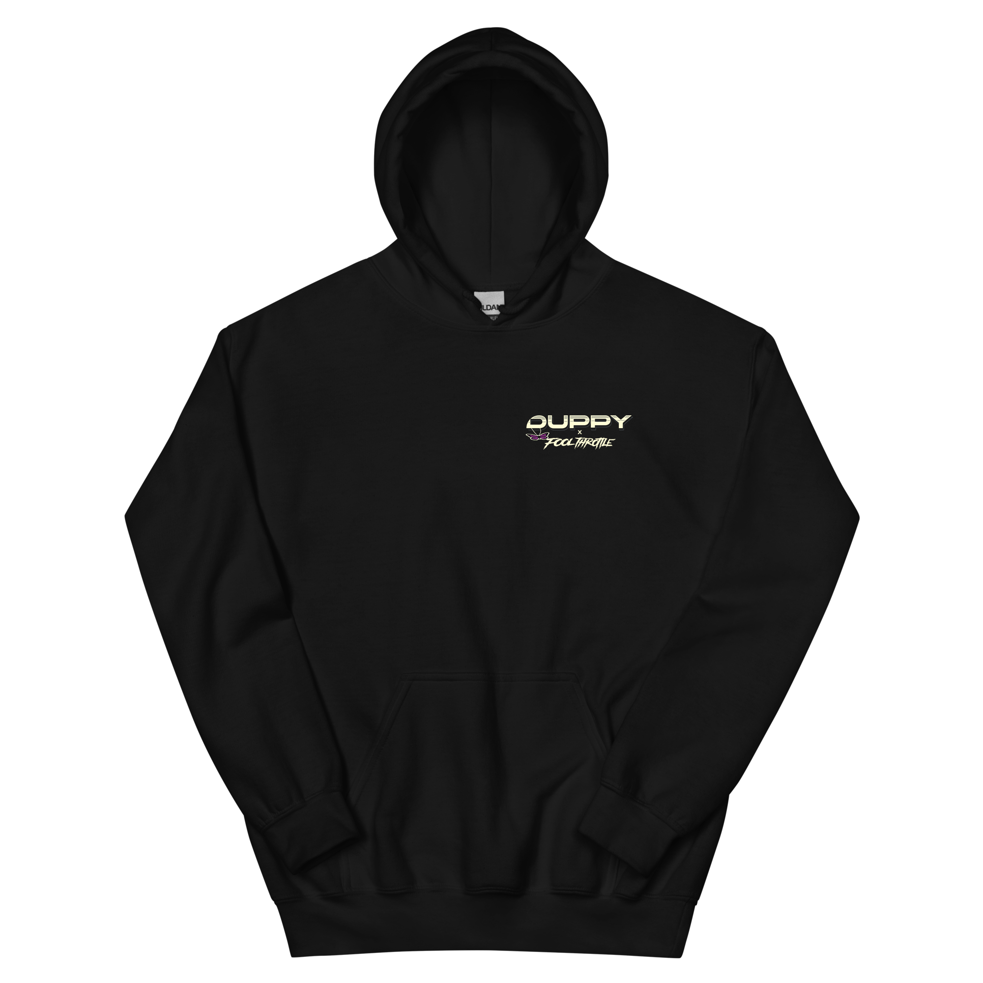 Black Unisex Hoodie - Duppy x Fool Throttle