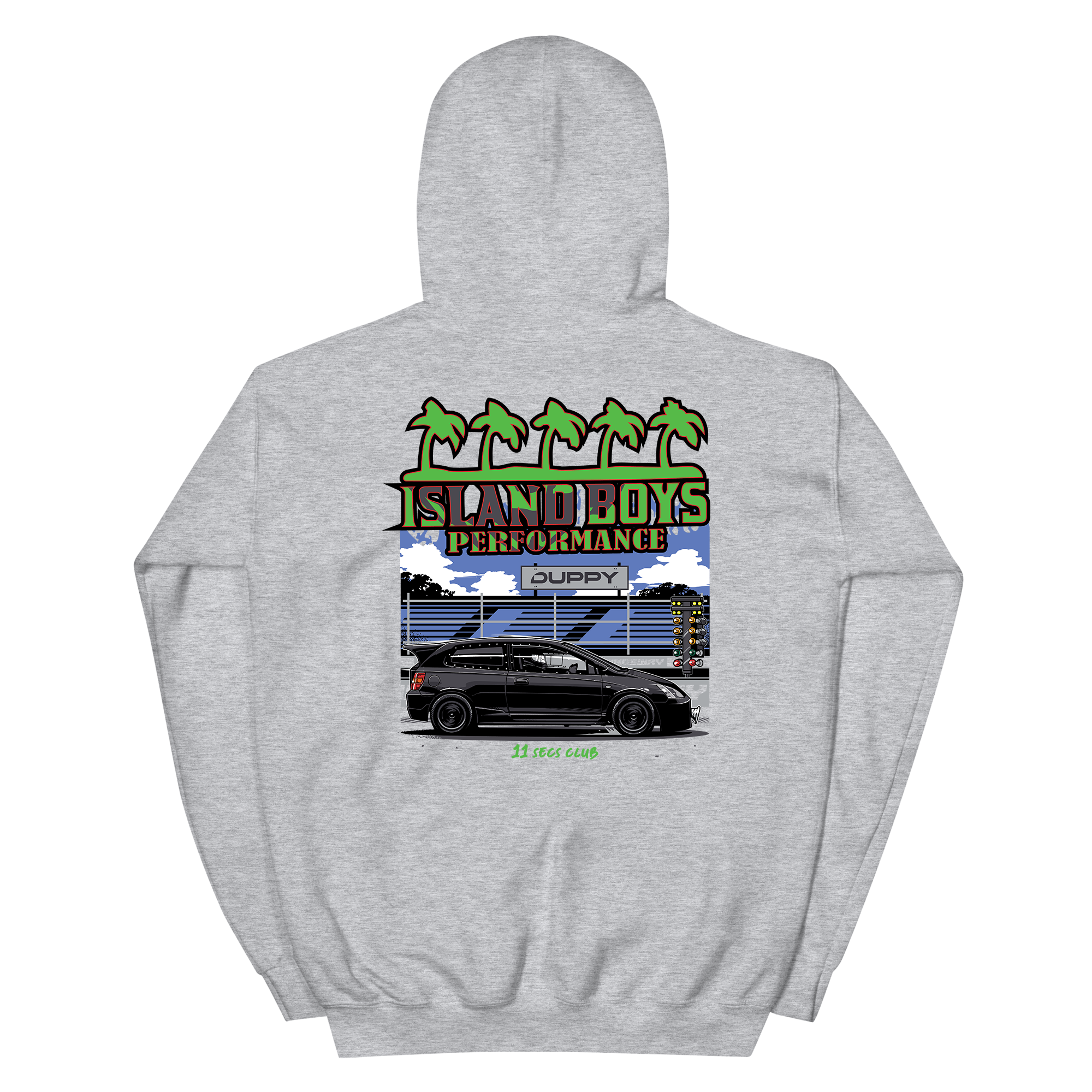 Black Unisex Hoodie - Duppy x Island boys