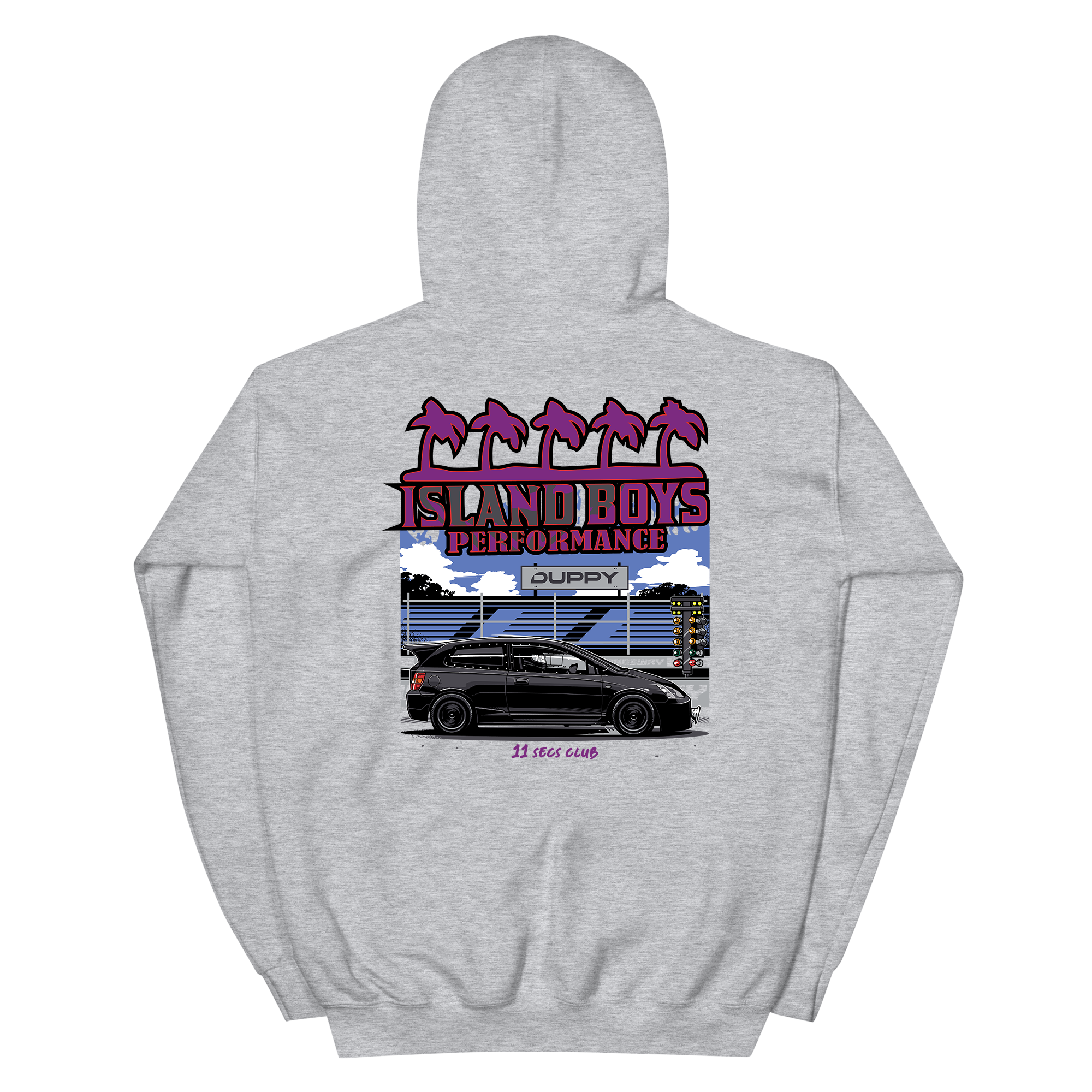 Black Unisex Hoodie - Duppy x Island boys