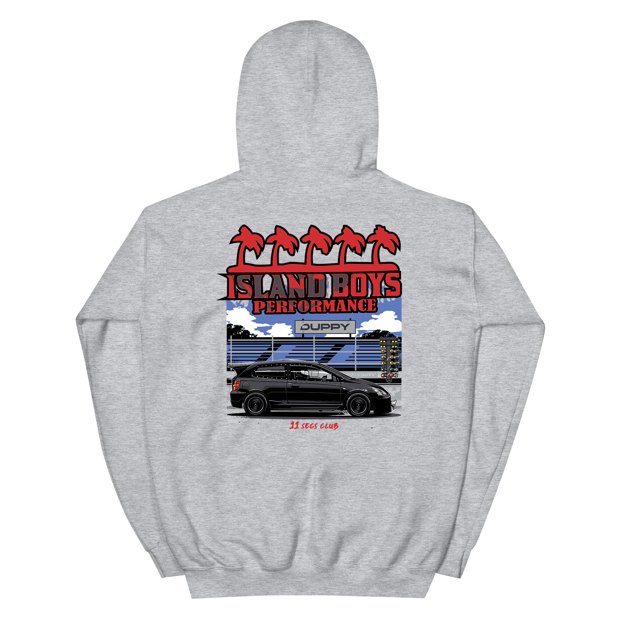 Black Unisex Hoodie - Duppy x Island boys
