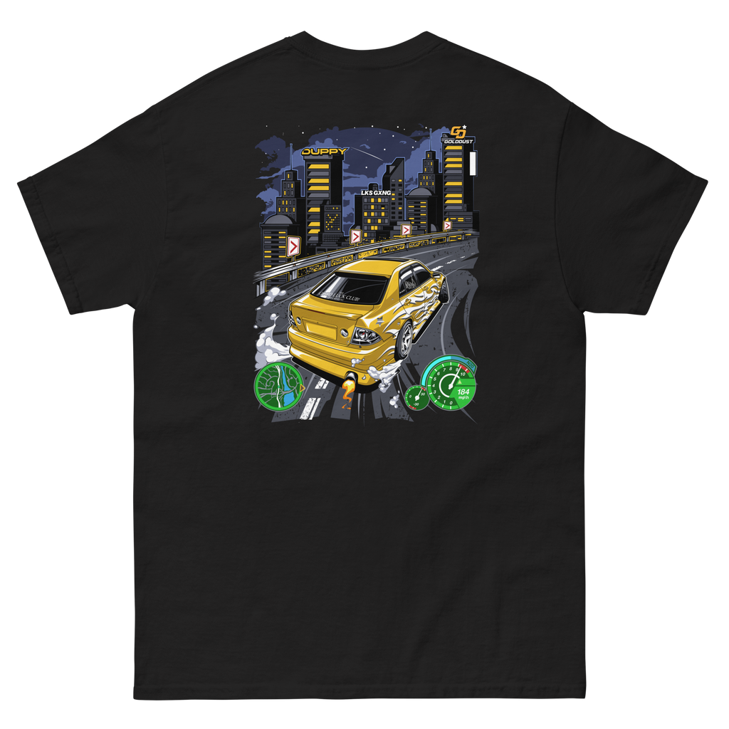 Black Unisex T-Shirt - Gold Dust