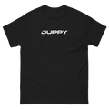 Black Unisex T-Shirt Duppy White Text Logo