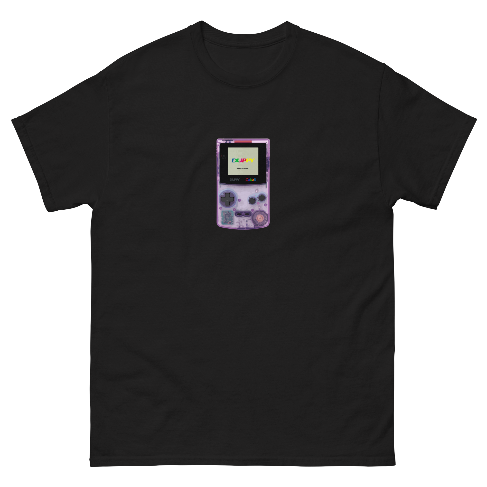 Black Unisex T-Shirt Duppy GBC