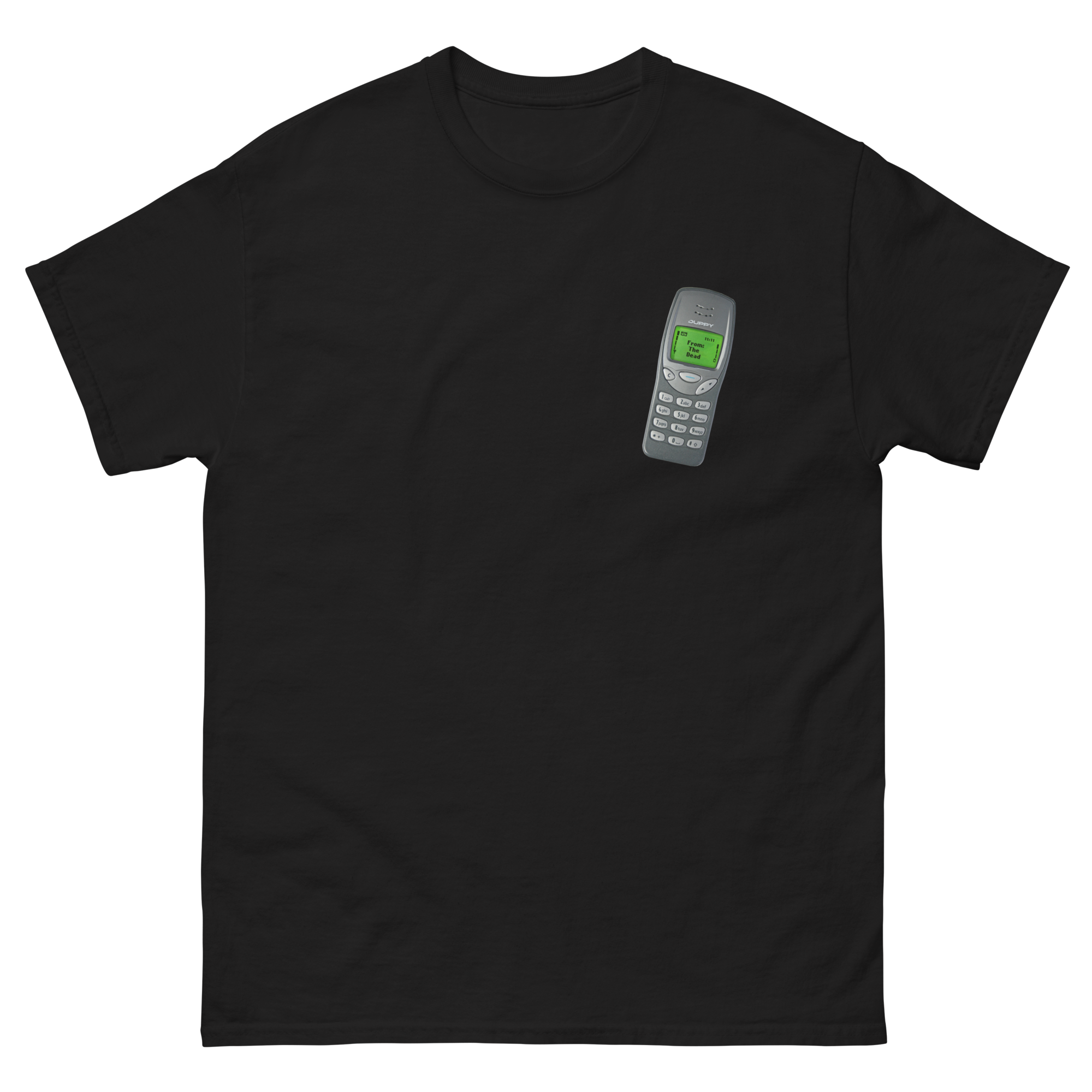 Black Unisex T-Shirt Duppy-3210