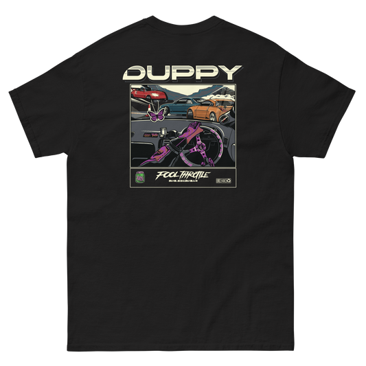 Black Unisex T-Shirt - Duppy x Fool Throttle