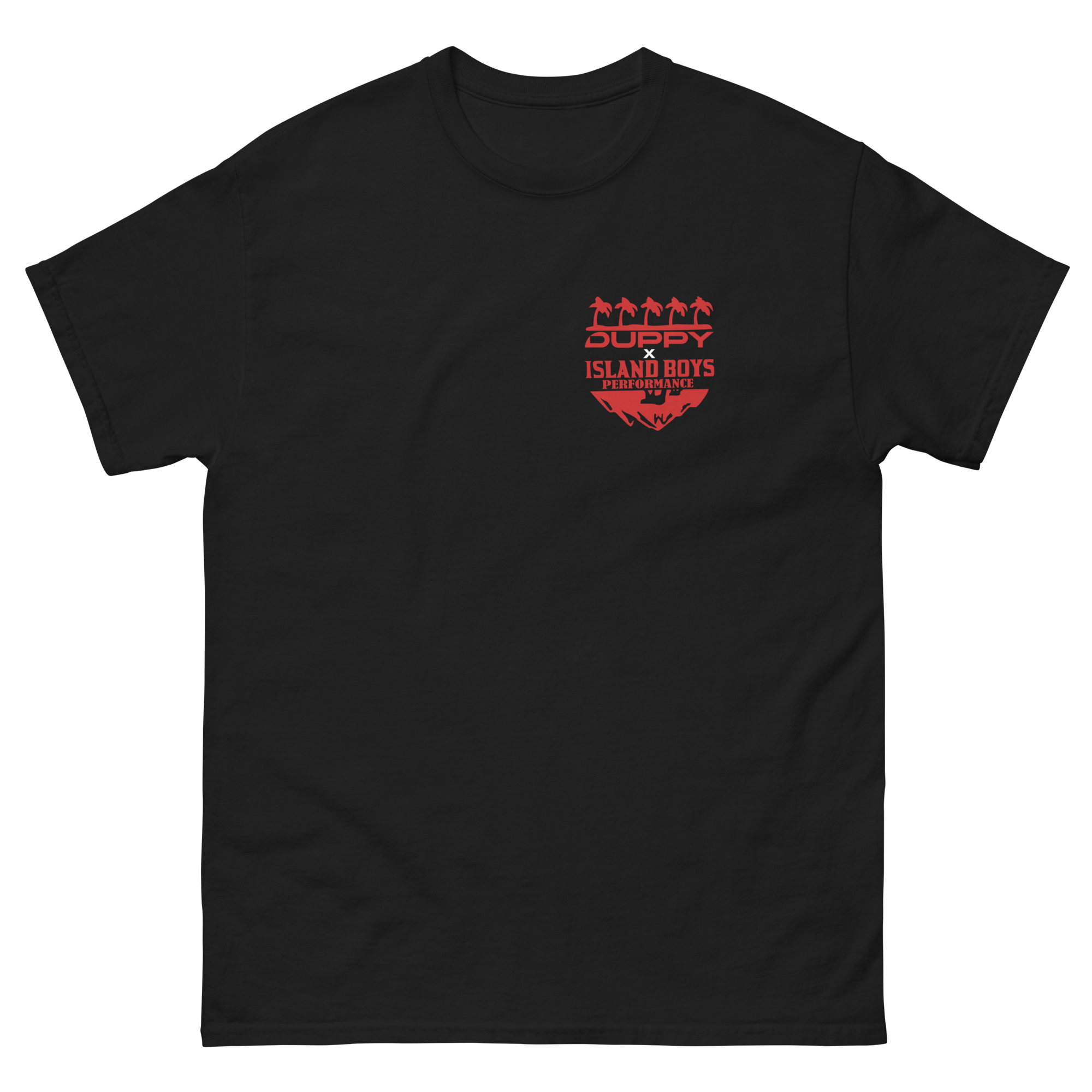 Black Unisex T-Shirt - Duppy x Island Boys Performance