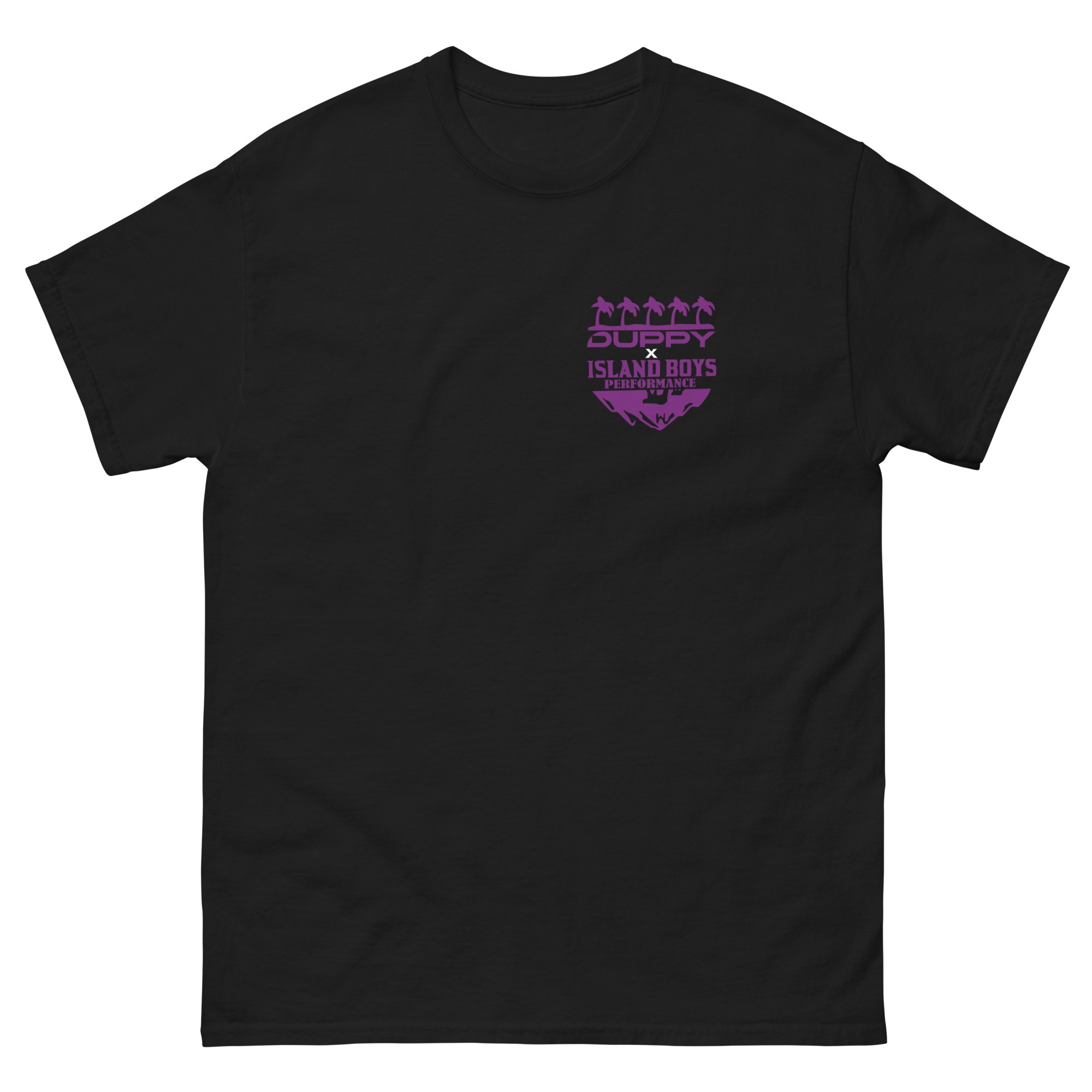 Black Unisex T-Shirt - Duppy x Island Boys Performance