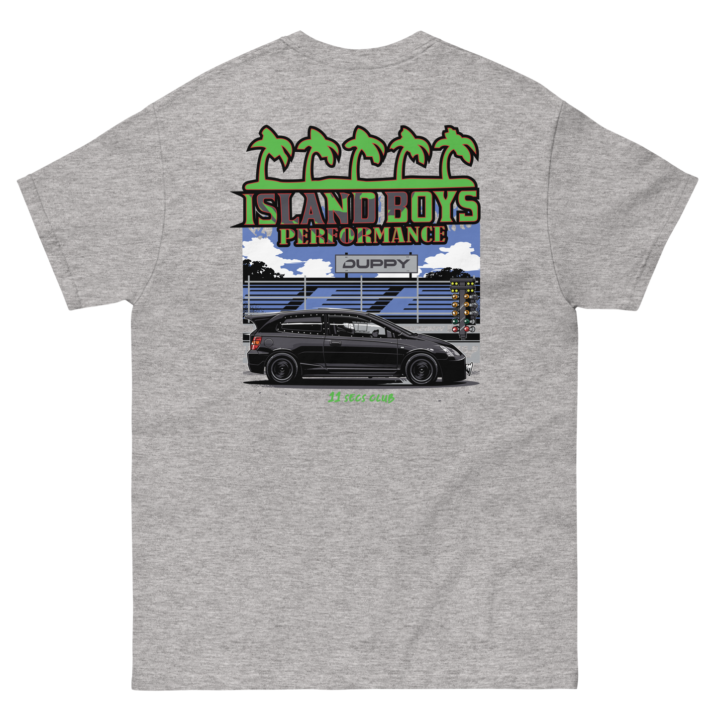 Black Unisex T-Shirt - Duppy x Island Boys Performance