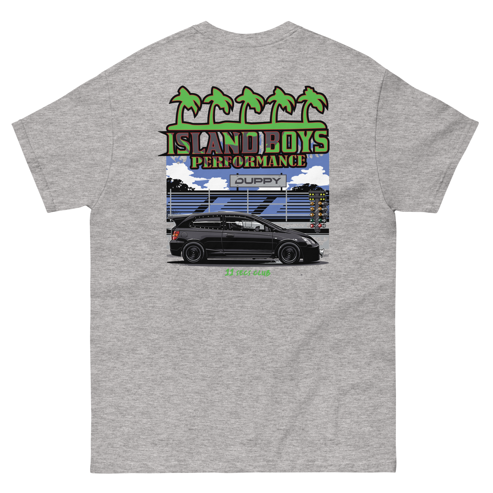 Black Unisex T-Shirt - Duppy x Island Boys Performance