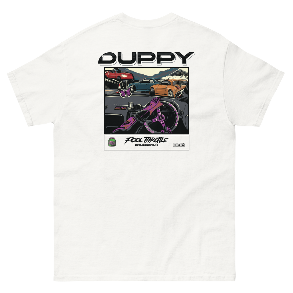 Black Unisex T-Shirt - Duppy x Fool Throttle