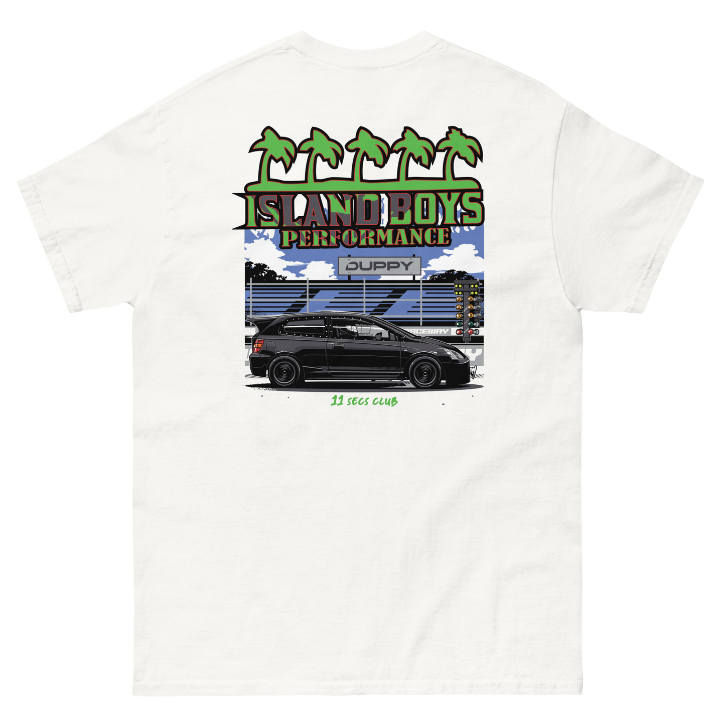 Black Unisex T-Shirt - Duppy x Island Boys Performance