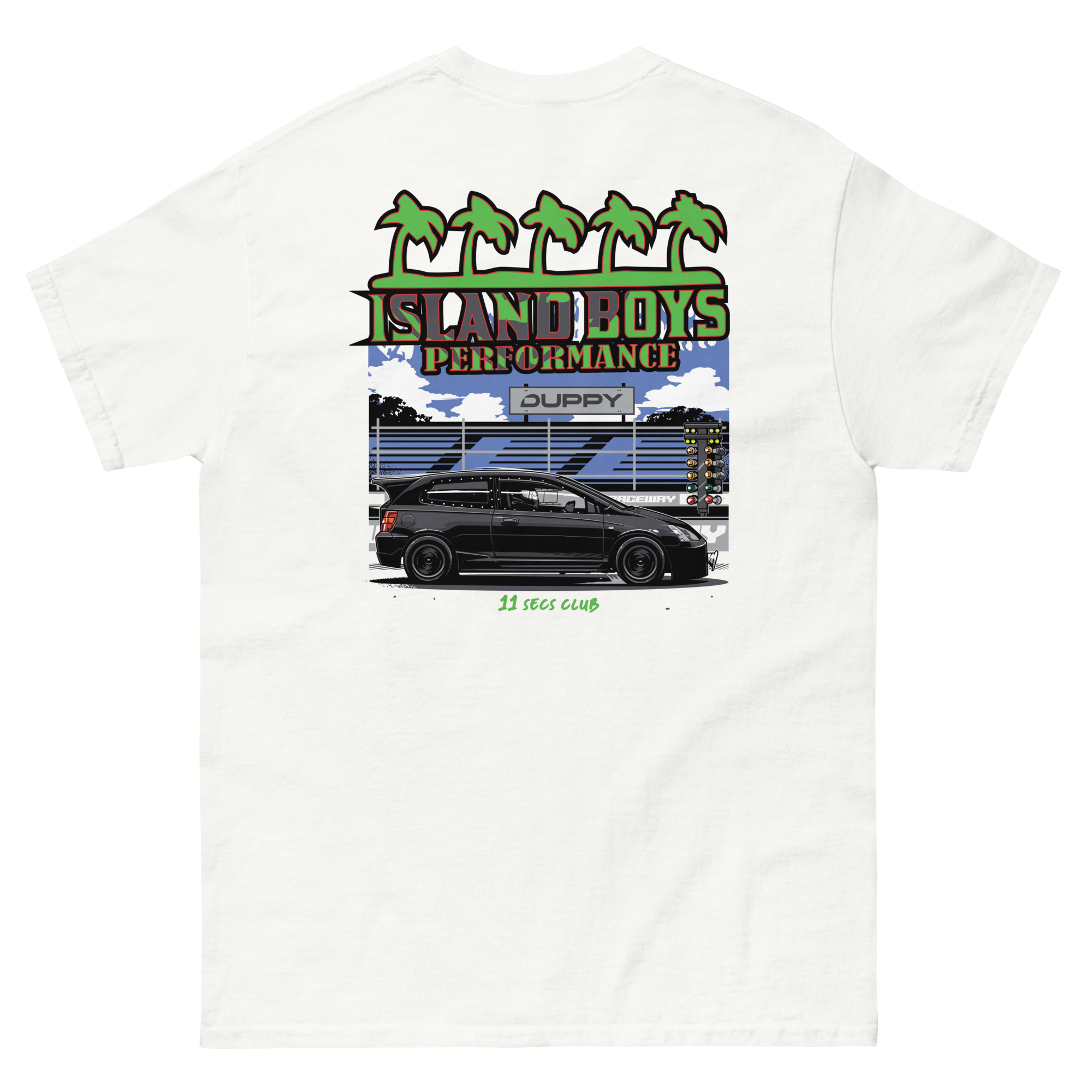 Black Unisex T-Shirt - Duppy x Island Boys Performance