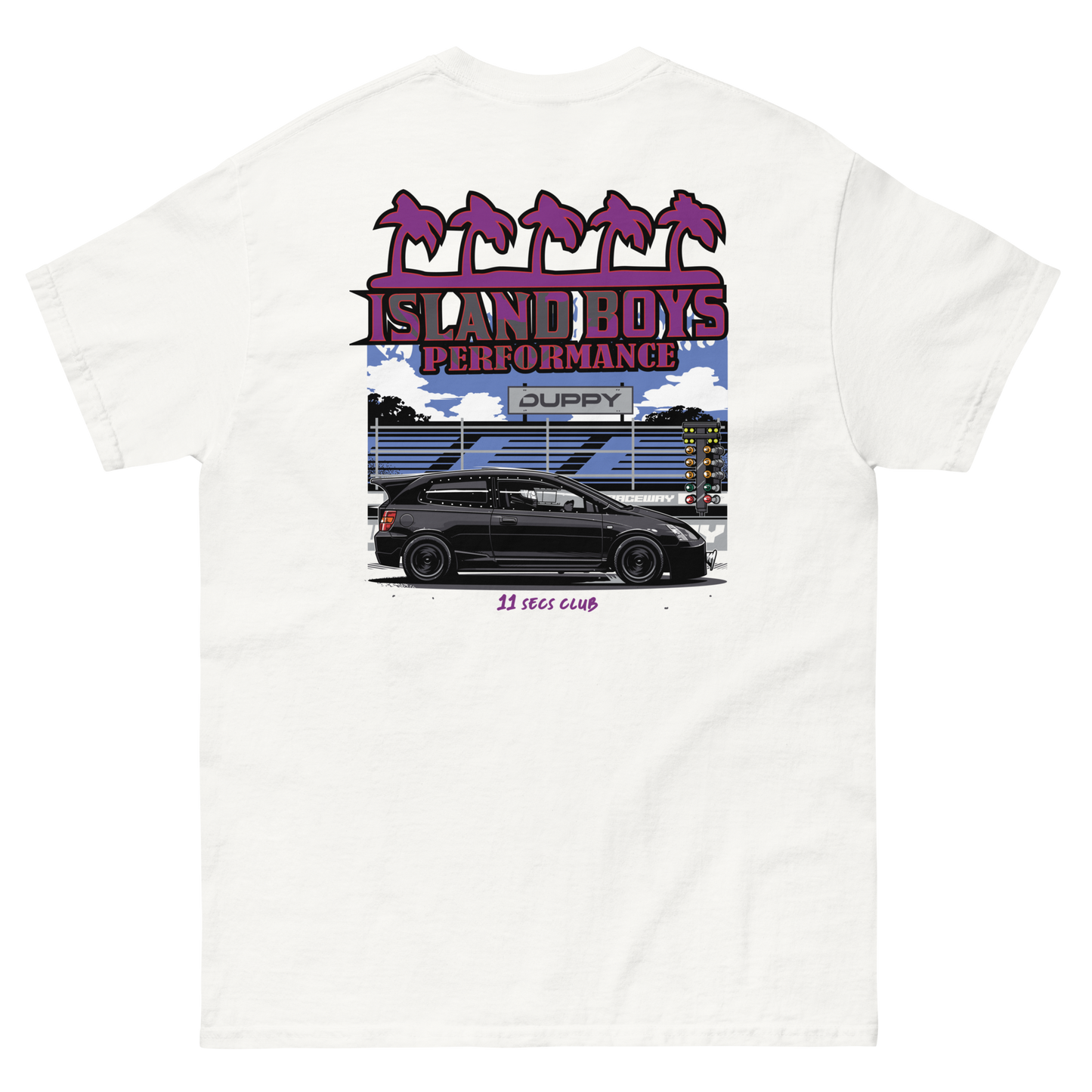 Black Unisex T-Shirt - Duppy x Island Boys Performance