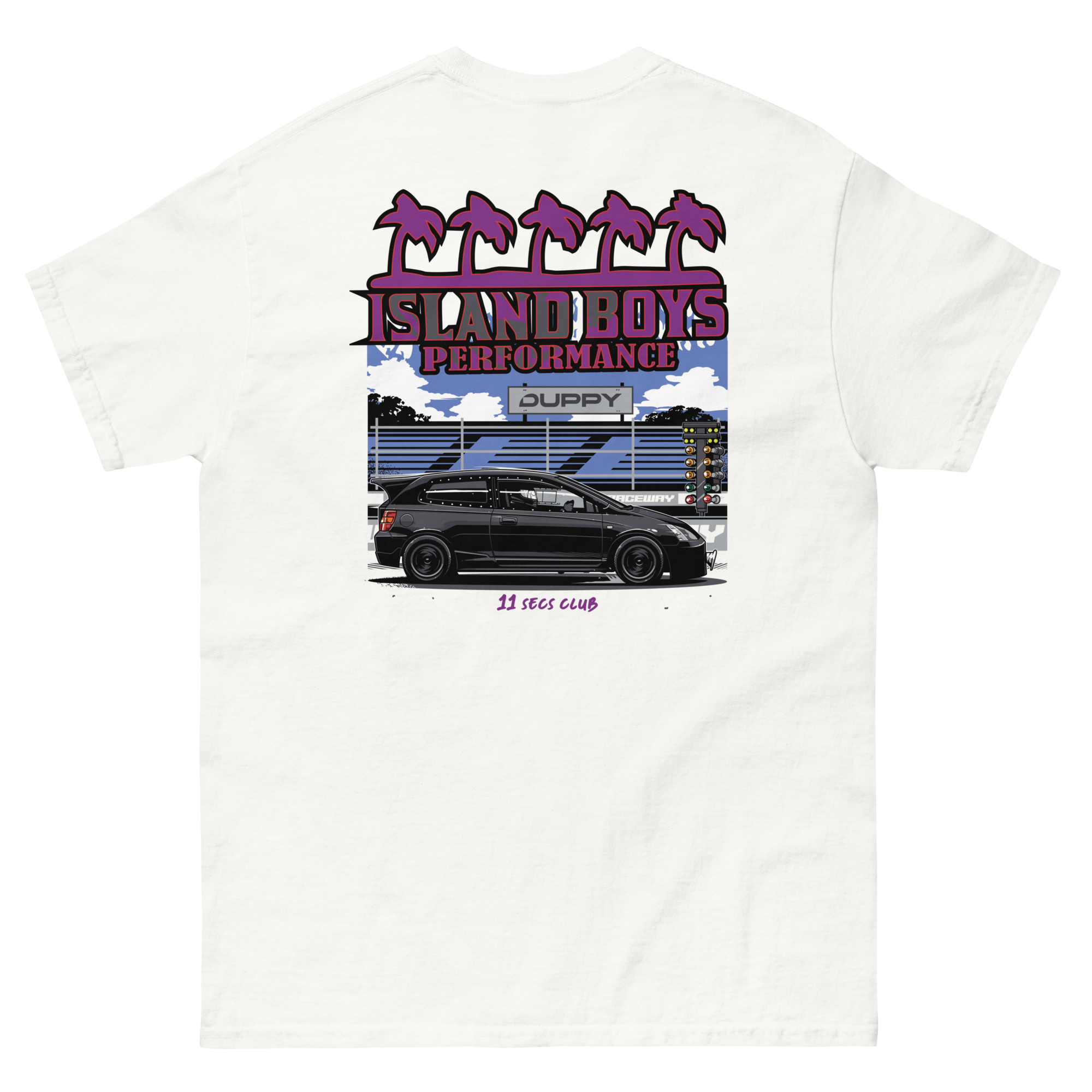 Black Unisex T-Shirt - Duppy x Island Boys Performance