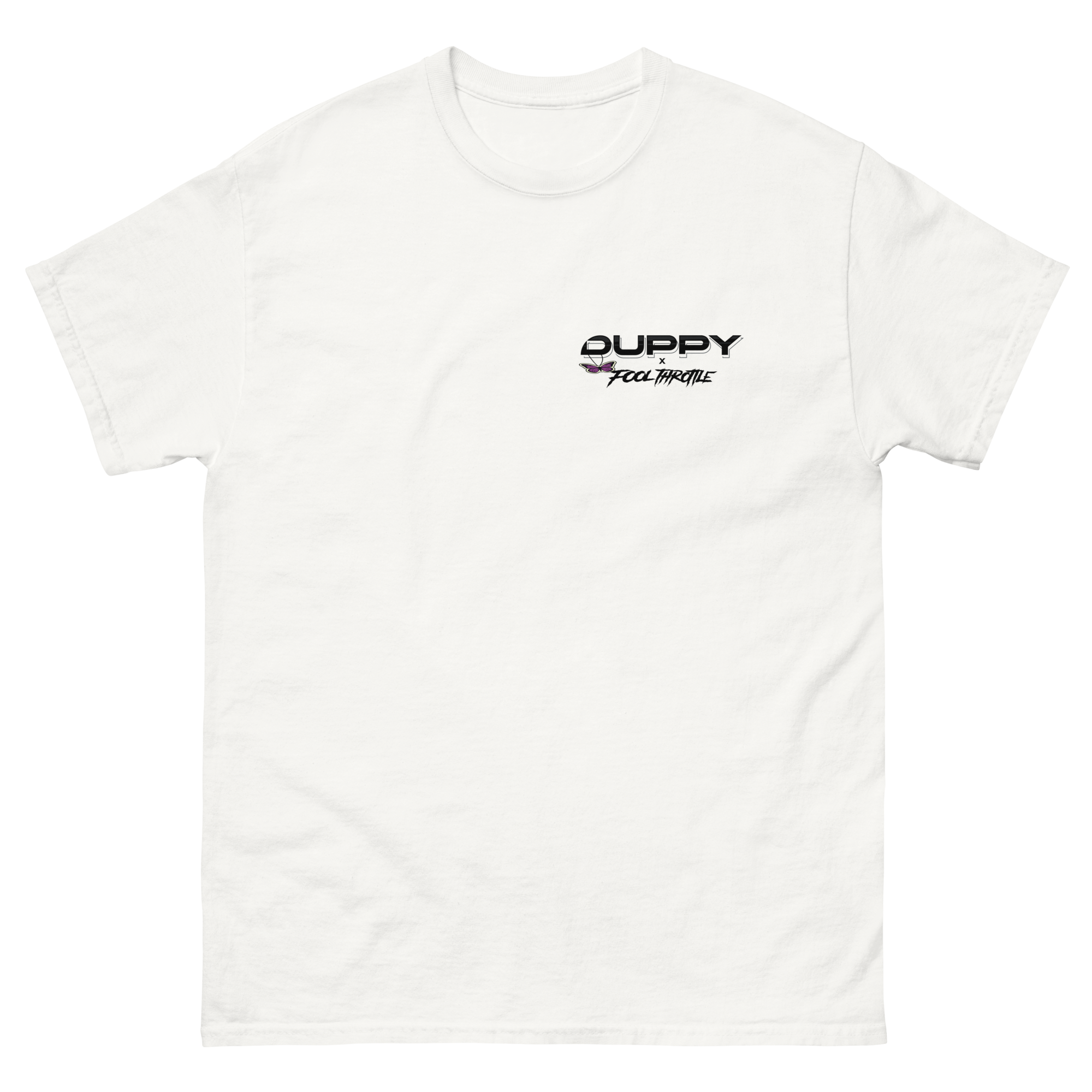 Black Unisex T-Shirt - Duppy x Fool Throttle