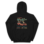 Black Unisex Hoodie - Duppy Skull Driver Em1