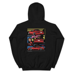 Black Unisex Hoodie - Mx5 Print