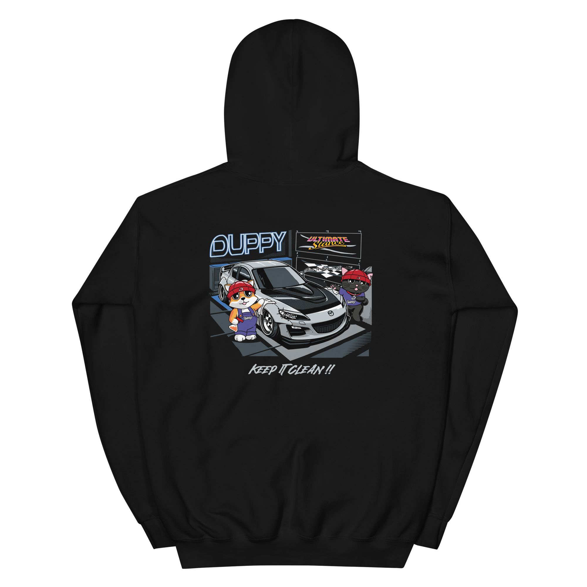 Black Unisex Hoodie - Keep It Clean