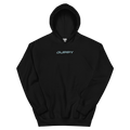Black Unisex Hoodie Duppy Skull Outline (Back Print)